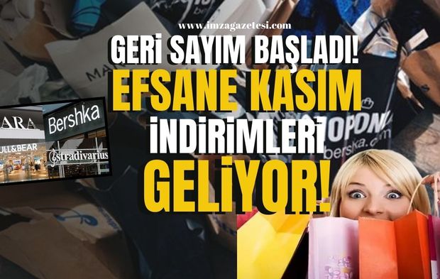 Efsane Kasımla indirim çılgınlığı başlıyor! Zara, Bershka, Pull & Bear gibi popüler markalarda indirim ne zaman?