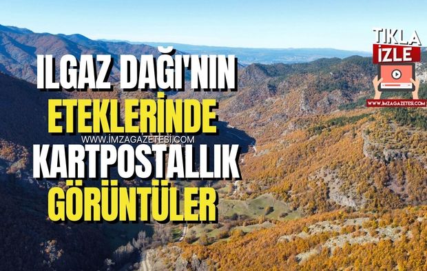 Kastamonu'da, Ilgaz Dağı'nın Eteklerinde Kartpostallık Görüntüler...