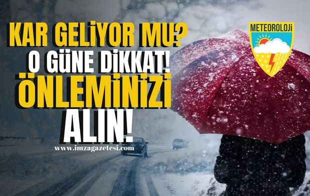 Kar geliyor mu? Sıcaklıklar ne zaman düşecek? O güne dikkat!