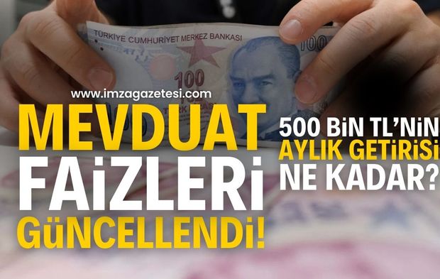 Mevduat Faiz Oranları Kasım 2024’te Güncellendi: 500 Bin TL’nin Aylık Getirisi Ne Kadar Oldu?