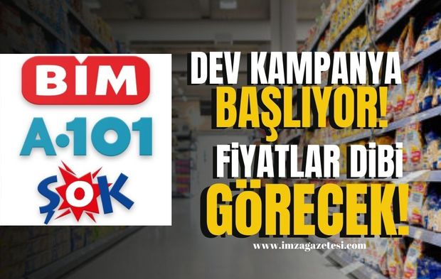 A101, ŞOK, BİM Zincir marketlerde yılın son indirimi başlıyor! İphone'dan beyaz eşyaya yok yok!