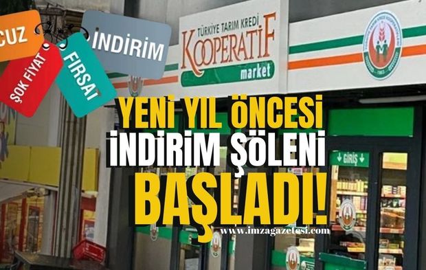 Tarım Kredi Market’te Yeni yıl öncesi indirim şöleni! 23 Aralık’a Kadar Kaçırılmayacak Fiyatlar!