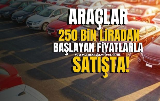 Kamu Araçları Satışta...Fiyatlar 250 Bin Liradan Başlıyor!