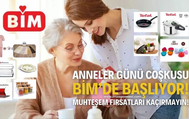 Anneler Günü’ne Özel Sürprizler BİM’de: Kaçırılmayacak Fırsatlar Cuma Günü Başlıyor!