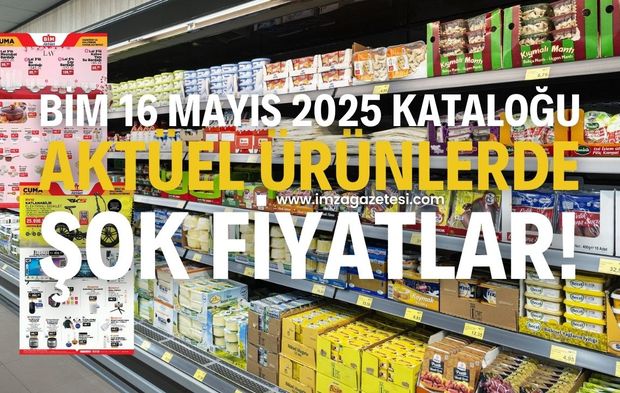 BİM 16 Mayıs 2025 Kataloğu: İndirimlerle Dolu Sürpriz Ürünler Sizi Bekliyor!