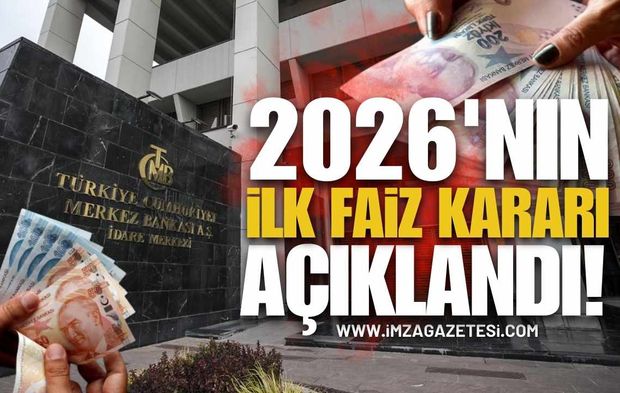 2026’nın İlk Faiz Kararı Açıklandı!
