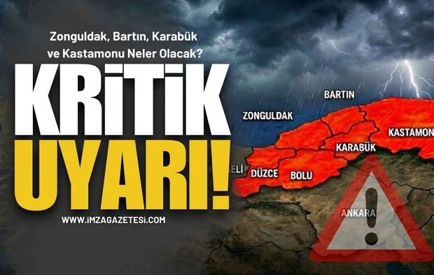 Zonguldak, Bartın, Karabük ve Kastamonu İçin Hava Durumu
