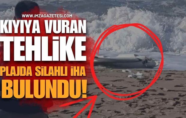 Plajda Silahlı İnsansız Hava Aracı Bulundu!