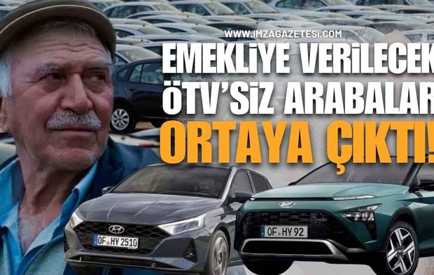 TBMM Gündeminde Yeni Teklif: Emeklilere ÖTV'siz Araçlar Hangileri?