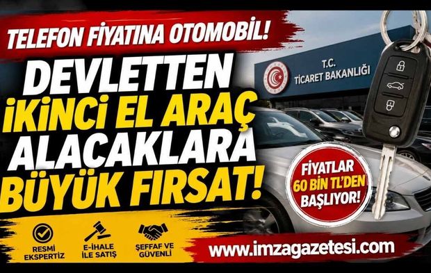 Telefon Fiyatına Otomobil! Devletten İkinci El Araç Alacaklara Büyük Fırsat!