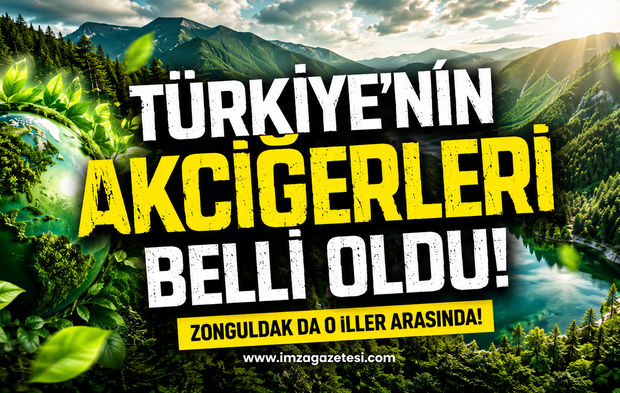Türkiye'nin Akciğerleri Belli Oldu! Zonguldak da O İller Arasında!