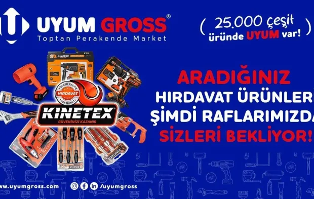Aradığınız Hırdavat Ürünleri Uygun Fiyatlarıyla Çaycuma Uyum Gross'ta