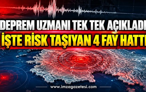 Deprem Uzmanı Tek Tek Açıkladı. İşte Risk Taşıyan 4 Fay Hattı