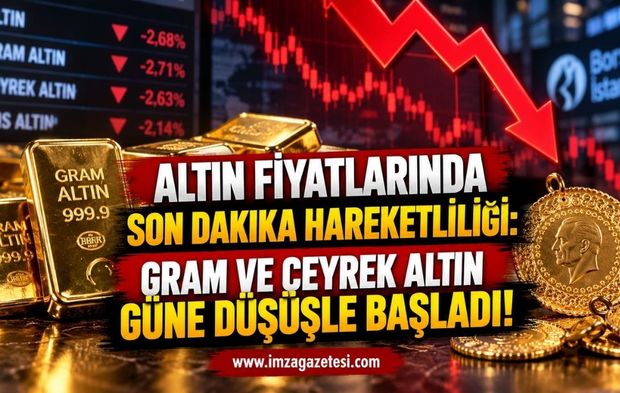 Altın Fiyatlarında Son Dakika Hareketliliği: Gram ve Çeyrek Altın Güne Düşüşle Başladı