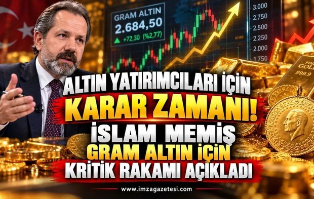Altın Yatırımcıları İçin Karar Zamanı. İslam Memiş Gram Altın İçin Kritik Rakamı Açıkladı