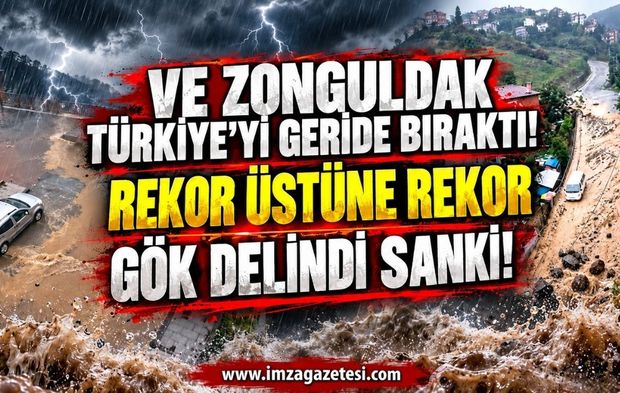 Ve Zonguldak Türkiye’yi Geride Bıraktı. Rekor Üstüne Rekor Gök Delindi Sanki!