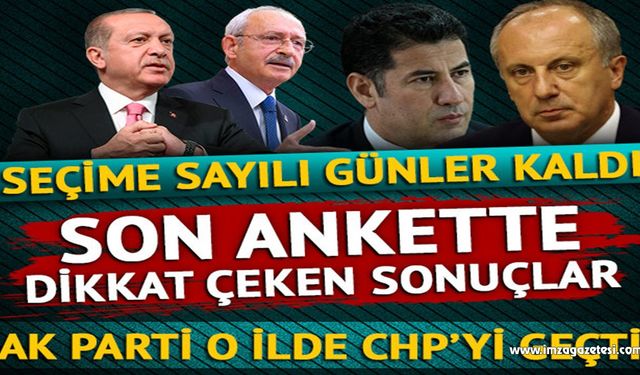 O ilde AK Parti, CHP'yi geçti...