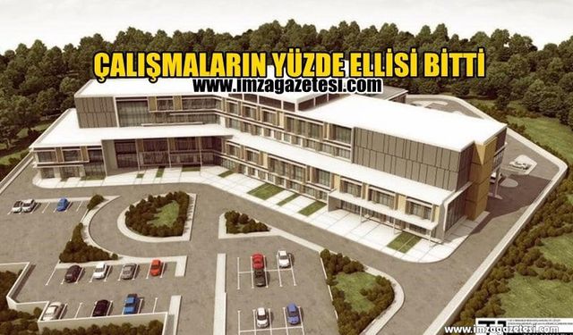 Devlet Hastanesi'nin Yarısı Bitti