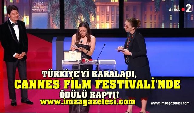 Merve Dizdar'ın Cannes Film Festivali'ndeki konuşması Türkiye'yi karıştırdı!