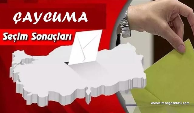 Çaycuma 2023 Cumhurbaşkanlığı ve Milletvekili Seçim Sonuçları...