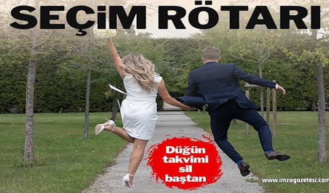 Seçimlerin ikinci tura kalması düğünleri erteletti…