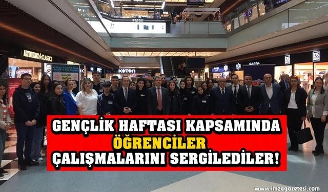 Öğrenciler için Gençlik Haftası Kapsamında Resim Sergisi Düzenlendi!