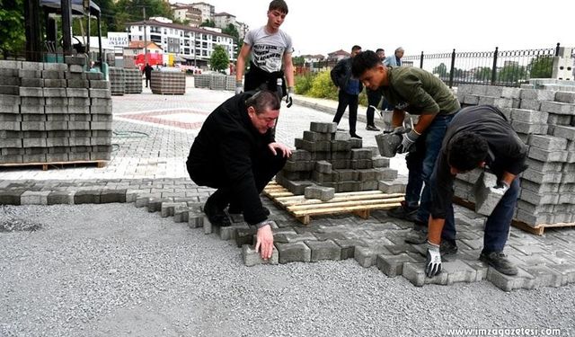 Parke Çalışmaları Devam Ediyor...