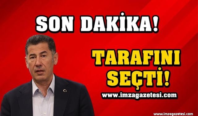 SON DAKİKA! Sinan Oğan, Tarafını Seçti!