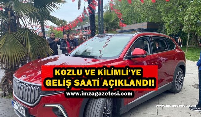 TOGG, Kilimli ve Kozlu'ya da Geliyor!