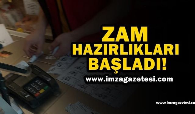 SON DAKİKA! MARKETLERDE ZAM HAZIRLIKLARI BAŞLADI!