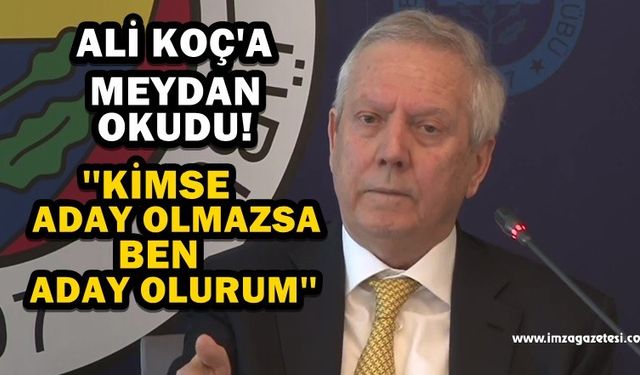 Aziz Yıldırım'dan Ali Koç'a meydan okuma! Fenerbahçe Başkanlığına aday oluyor mu?