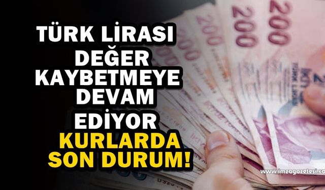 Dolar ile Euro uçuyor, Türk Lirası değer kaybetmeye devam ediyor.