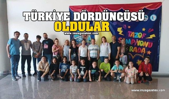 Türkiye Dördüncüsü Oldular!