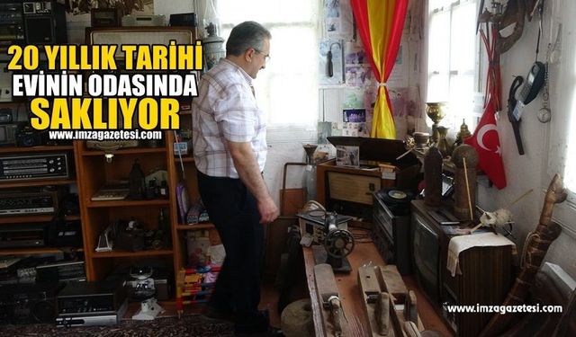 20 Yılda Tarihi Evinin Bir Odasında Biriktirdi...