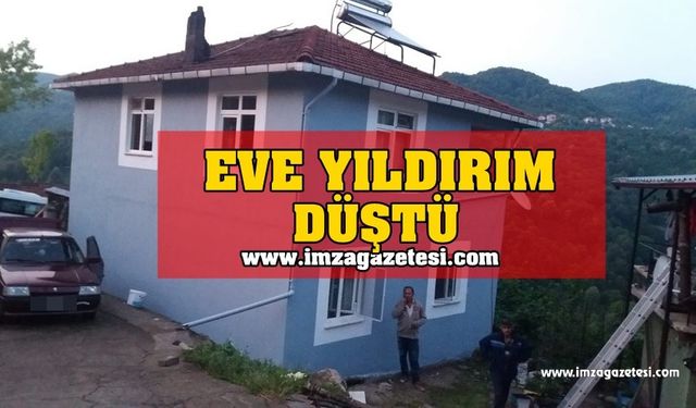 Eve Yıldırım Düştü!