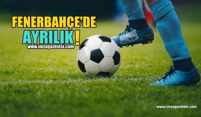 Fenerbahçe'de Ayrılık!