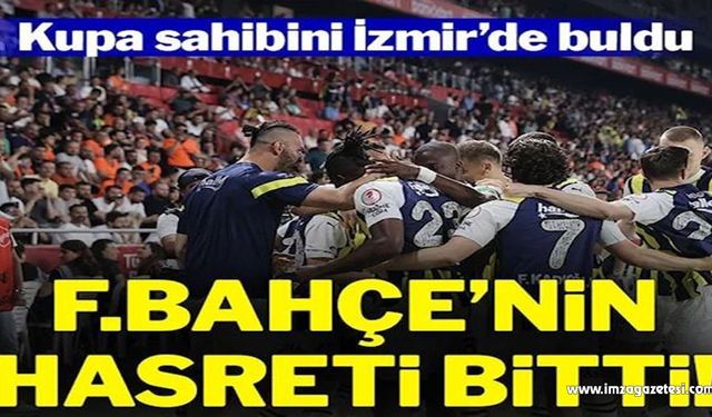 Fenerbahçe, Başakşehir’i yenip Türkiye Kupası’nın sahibi oldu: 2-0