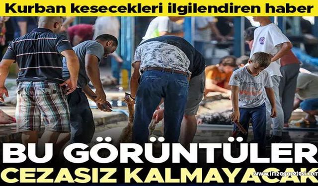 Sokakta kurban kesip atıklarını gömenlere: 10 bin 319 lira ceza!..