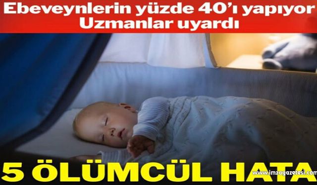 Bebeğinizin beşiği ne kadar güvenli? Sağlık uzmanları 5 hatayı sıraladı...