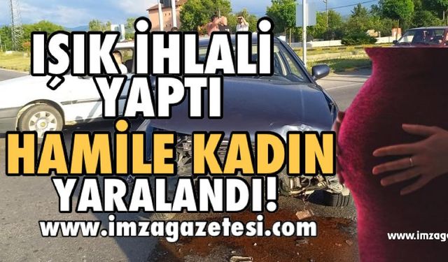 Işık İhlali Kazaya Sebep Oldu!