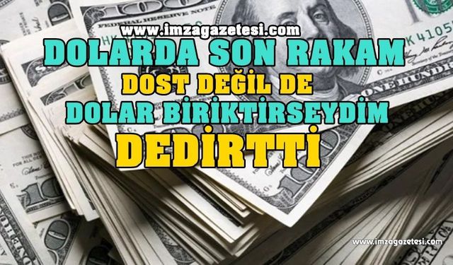 Dolarda son rakam!