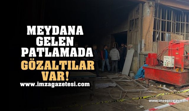 Kozlu’da Meydana Gelen Patlamada İş Yeri Sahibi Gözaltında!