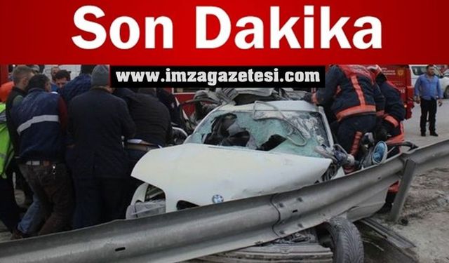 Son Dakika! Çaycuma-Saltukova yolunda kaza... Yaralılar var