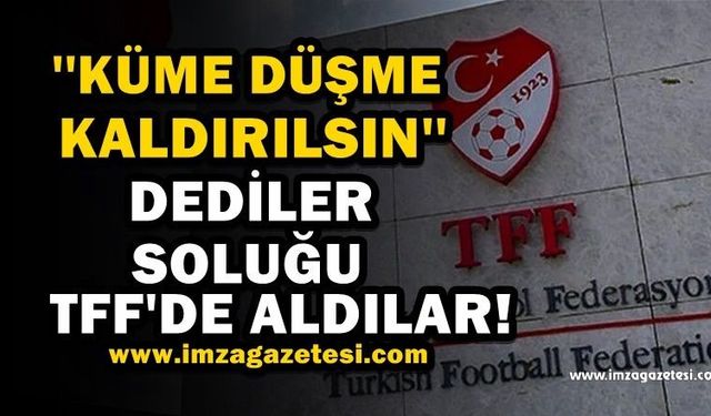 İki Kulüp Küme Düşmemek İçin TFF'y Başvurdu!