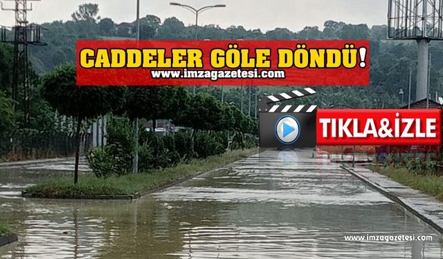 Caddeler Göle Döndü!