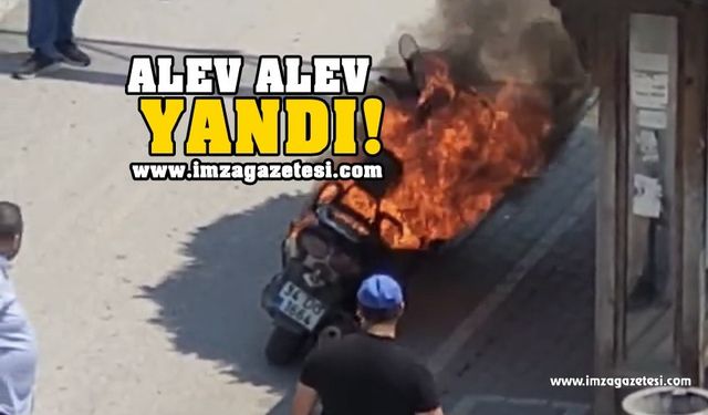 Alev alev yandı!