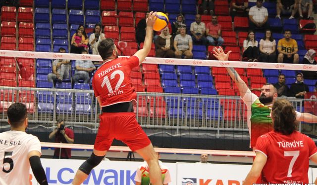 Avrupa İşitme Engelliler Voleybol Şampiyonası Karabük'te başladı...