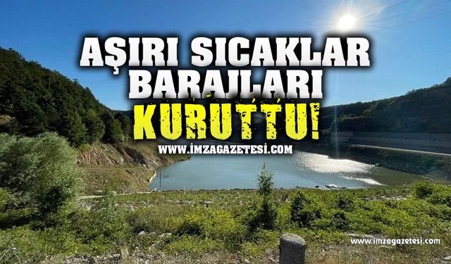 Barajlar kurudu! Aşırı sıcaklar susuz bırakacak!