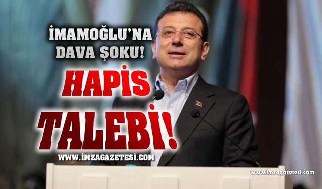 Ekrem İMAMOĞLU için hapis cezası talebi!