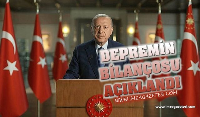 Erdoğan, 6 Şubat depremlerinin maliyetini açıkladı...